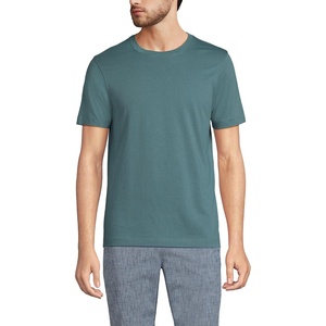 image:imageLands End Mens Short Sleeve AmericanGrown Supima Cotton TeeTourmaline