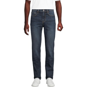 image:imageLands End Mens Slim Fit Stretch Jeans Washed BlackDark Pacific Wash