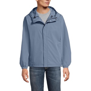 image:imageLands End Mens Squall Waterproof Packable Rain JacketDusk Indigo Sky