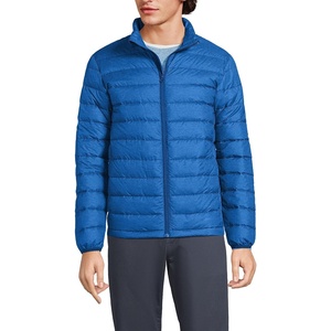image:imageLands End Mens Wanderweight Ultralight Packable Down JacketEvening Cobalt Heather