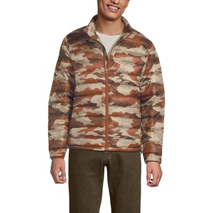 image:imageLands End Mens Wanderweight Ultralight Packable Down JacketWarm Cinnamon Camo