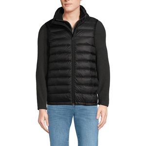 image:imageLands End Mens Wanderweight Ultralight Packable Down VestBlack