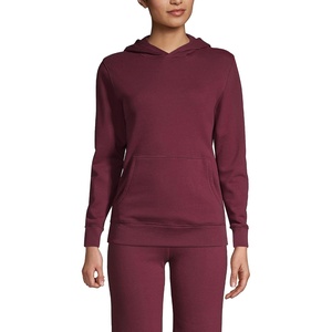 image:imageLands End School Uniform Adult Hooded Pullover SweatshirtBurgundy