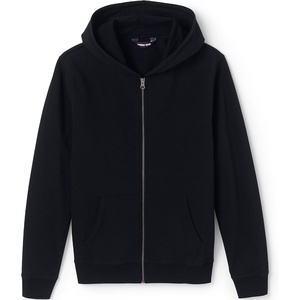 image:imageLands End School Uniform Adult Zip Front SweatshirtBlack