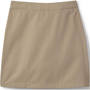 image:imageLands End School Uniform Girls Blend Chino Skort Above KneeKhaki