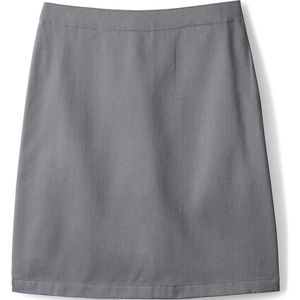 image:imageLands End School Uniform Girls Blend Chino Skort Top of KneeArctic Gray