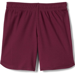 image:imageLands End School Uniform Girls Mesh Gym ShortsBurgundy