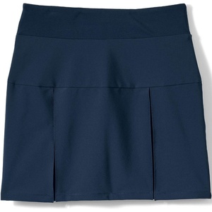 image:imageLands End School Uniform Girls Performance Pleated Skort Above the KneeClassic Navy