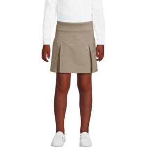 image:imageLands End School Uniform Girls Performance Pleated Skort Above the KneeKhaki