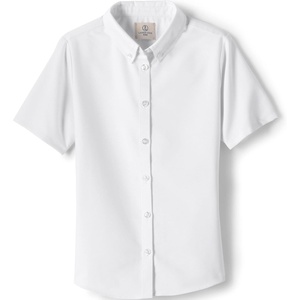 image:imageLands End School Uniform Girls Short Sleeve Oxford Dress ShirtWhite