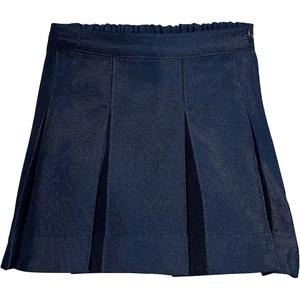 image:imageLands End School Uniform Girls Solid Box Pleat Skirt Above KneeAcademic Classic Navy
