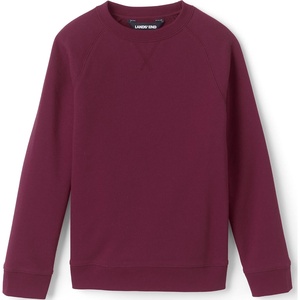 image:imageLands End School Uniform Kids Crew SweatshirtBurgundy