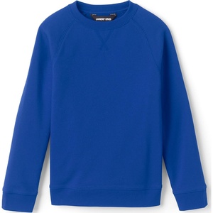 image:imageLands End School Uniform Kids Crew SweatshirtCobalt