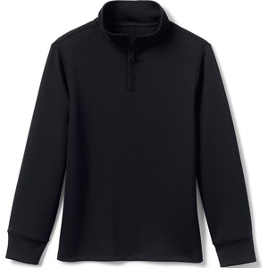 image:imageLands End School Uniform Kids Quarter Zip PulloverBlack