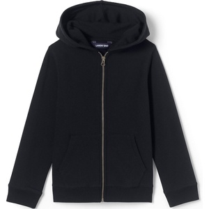 image:imageLands End School Uniform Kids Zip Front SweatshirtBlack