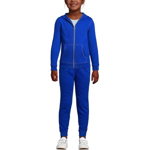 image:imageLands End School Uniform Kids Zip Front SweatshirtCobalt
