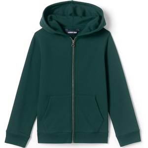 image:imageLands End School Uniform Kids Zip Front SweatshirtEvergreen
