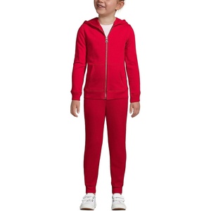 image:imageLands End School Uniform Kids Zip Front SweatshirtRed