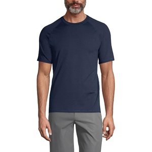 image:imageLands End School Uniform Mens Short Sleeve Active TeeClassic Navy