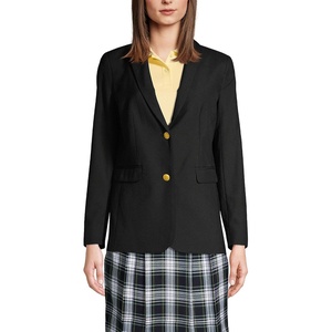 image:imageLands End School Uniform Womens Hopsack BlazerBlack