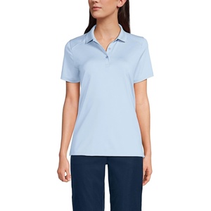 image:imageLands End School Uniform Womens Short Sleeve Feminine Fit Rapid Dry Polo ShirtBlue