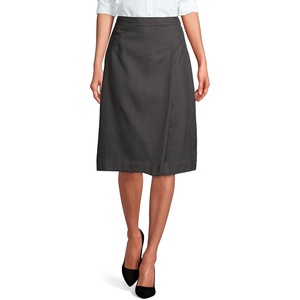 image:imageLands End School Uniform Womens Solid Aline Skirt Below the KneeAcademic Gray