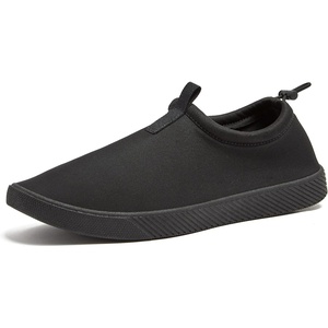 image:imageLands End Slip On Water Shoes Men Quick Dry Neoprene Sport Mens Water Shoes for Beach Pool or River with Drainage Holes Navy Blue or Black Size 715 Aqua Swim Shoes for MenBlack