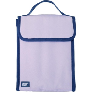 image:imageLands End Small Cooler Bag Polyester Canvas Navy Stripe S  Soft Cooler Lunch Box for Women and MenLilac