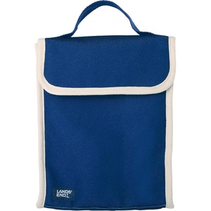 image:imageLands End Small Cooler Bag Polyester Canvas Navy Stripe S  Soft Cooler Lunch Box for Women and MenNavy