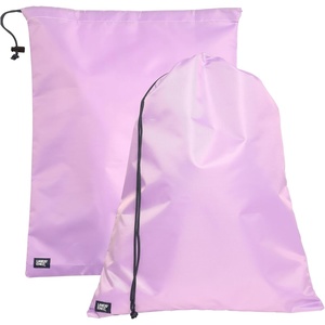 image:imageLands End Travel Laundry Bags 2Pack Polyester Canvas Dirty Clothes  Travel Bag with Drawstring LilacLilac