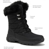 image:imageLands End Expedition Waterproof Insulated Womens Snow Boots Lace Up or Slip On Winter Boots for Women Medium or Wide Width Sizes 6 to 11 Black Brown Blue White or Grey Winter ShoesBlack Max