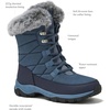 image:imageLands End Expedition Waterproof Insulated Womens Snow Boots Lace Up or Slip On Winter Boots for Women Medium or Wide Width Sizes 6 to 11 Black Brown Blue White or Grey Winter ShoesMedium Blue Max