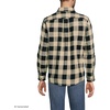 image:imageLands End Flagship Flannel ShirtBlackChampagne Buffalo Check