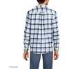 image:imageLands End Flagship Flannel ShirtClear Blue SkyNavy Plaid
