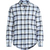 image:imageLands End Flagship Flannel ShirtClear Blue SkyNavy Plaid