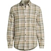 image:imageLands End Flagship Flannel ShirtDesert TanForest Moss Plaid