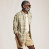 image:imageLands End Flagship Flannel ShirtDesert TanForest Moss Plaid