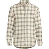 image:imageLands End Flagship Flannel ShirtIvory Latte Plaid
