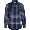 image:imageLands End Flagship Flannel ShirtNavyIndigo Sky Plaid
