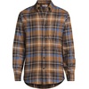 image:imageLands End Flagship Flannel ShirtSoft CeruleanToffee Plaid