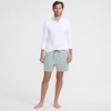 image:imageLands End Mens 7 Inch Volley Hydroliner Swim TrunksRich Olive Stipple Palm
