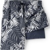 image:imageLands End Mens 9 Volley Hydroliner Swim TrunksSlate Blue Stipple Palm