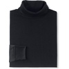 image:imageLands End Mens AmericanGrown Supima Cotton Turtleneck ShirtBlack