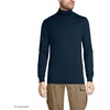 image:imageLands End Mens AmericanGrown Supima Cotton Turtleneck ShirtRadiant Navy