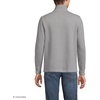 image:imageLands End Mens Bedford Rib Casual Quarter Zip SweaterCharcoal Heather Herringbone