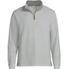 image:imageLands End Mens Bedford Rib Casual Quarter Zip SweaterGranite Mini Gingham