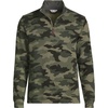 image:imageLands End Mens Bedford Rib Casual Quarter Zip SweaterRiver Stone Green Camo