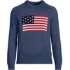image:imageLands End Mens Classic Cotton Drifter Signal Flags Crew Neck SweaterMidnight Sky Heather Flag