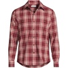image:imageLands End Mens Coastal FlannelBurgundy Spritz Plaid