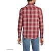 image:imageLands End Mens Coastal FlannelBurgundy Spritz Plaid